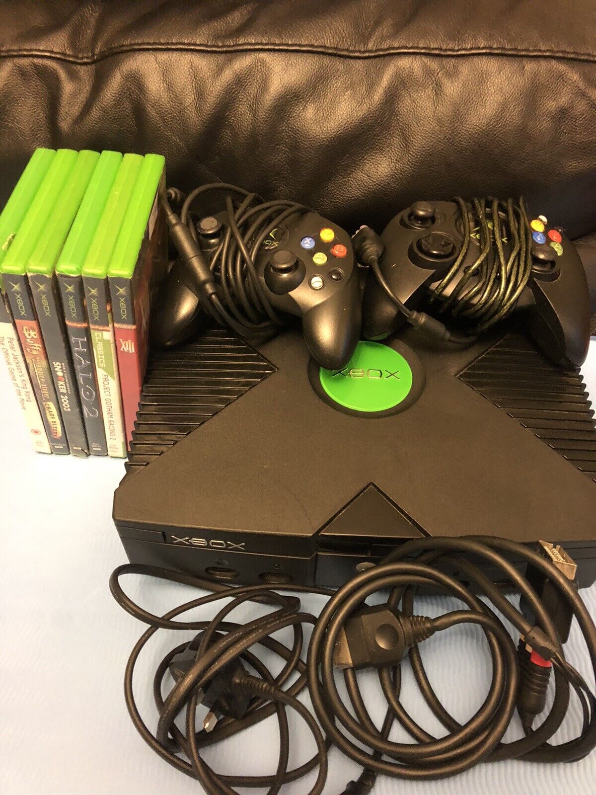 Microsoft Xbox Black Video Game Console - X08-48873